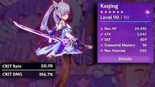 2500 Attack C0 Keqing C0 Nahida Hyperbloom | Genshin Impact