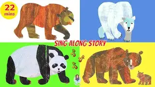 Brown Bear, Brown Bear What Do You See Sing Along Song |Eric Carle Animated Stories Read Aloud Books