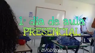 1° dia de aula PRESENCIAL!! #viral #explore #aula #aulaspresenciais #escola #2022