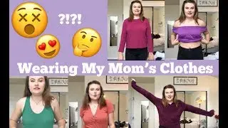 Stealing My Mom's Clothes: Try-On Haul !!!