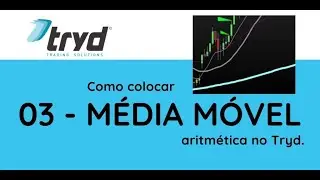 Como colocar MÉDIA MÓVEL aritmética no TRYD.