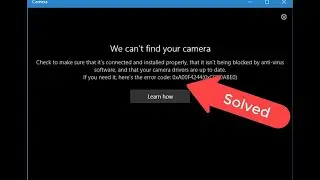 Lenovo X270 i5.X260.X250 Camera Not Working Issue Solve