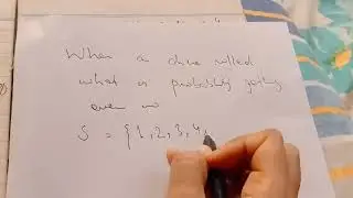 When a dice rolled what is probability of getting even numbers ! Statistics tutorial