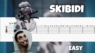 Skibidi Toilet - AMANDA THE ADVENTURER (Guitar Tutorial)