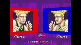 ハイパーストリートファイター2　ネット対戦動画2