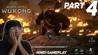 Monkey King vs Bear Boss Fight | Black Myth Wukong Part 4 - Hindi