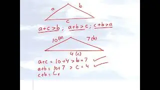 Do three sides make a triangle?