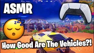 [ASMR]😴Fortnite: Zero Builds - How Good Are The Vehicles?! 🎮 Controller Sounds