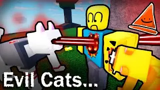 Making a roblox game about evil cats.