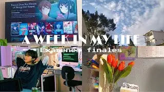 VLOG #2 Una semana conmigo (Exámenes, estudio)📓📚🍒📝