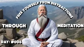 SET YOURSELF FREE FROM DISTRACTION  THROUGH MEDTATION