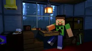 C418 - S Y N T H W A V E (by Oxart) | Minecraft Animation