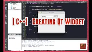 Creating Qt Widget Application (GUI) on macOS