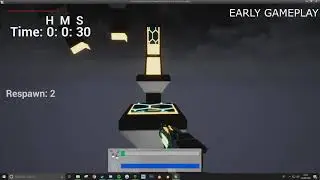 UE4 Sci Fi Parkour Speed Run Demo (Early Gameplay)