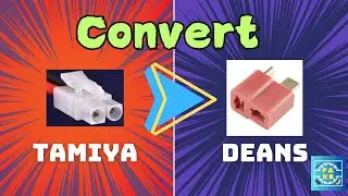 Convert RC Battery Receiver Plugs Tamiya Deans #easy  #diy  #rccar #battery #easydiy #electronics
