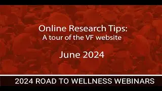 Researching Online:  Tour of the new and improved VF Website