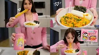 Making My FAVORITE Comfort Meal (Buldak Noodles)