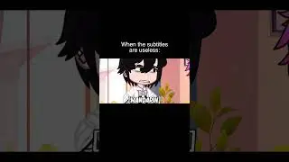 When The Subtitles Are Useless