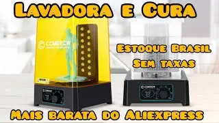 Unboxing Comgrow SL3 - Lavadora e Cura mais barata do Aliexpress - Estoque Brasil sem taxas -