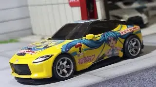 How to Custom HOTWHEELS NISSAN Z PROTO MIKU RACING #hotwheels #toys #diecast #car #miku #custom