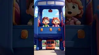WHEELS ON THE BUS GO ROUND AND ROUND | NURSERY RHYME | KIDS SONG  #childrenssong #nurseryrhymes