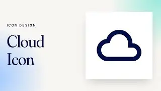 ☁️ Simple Cloud Icon Design in Adobe Illustrator 