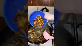Тауық етімен саңырауқұлақ қосылған Фетучини #food