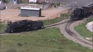 Switching Silverton On The Durango & Silverton "Turning A 15 Car Train"
