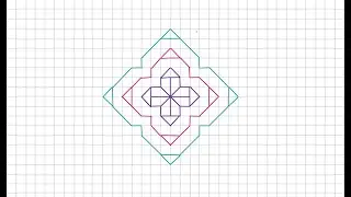 Flower Geometric Design - 6 minutes