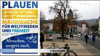 Mahnwache für Frieden und Freiheit
