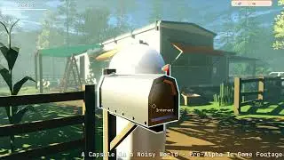 A Capsule in a Noisy World - Pre-Alpha In-Game Footage - Just Walking Around [4K]