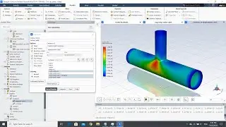 Getting Started: Pipe Tee 1-way Fluid-Solid Interaction in Ansys Fluent