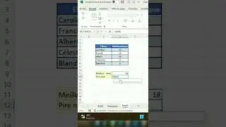 J'ai reçu +2 pour cette astuce avec le prof  de Math #astucesexcel #apprendreexcel #excel #microsoft