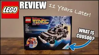 Back to the Future Time Machine 21103 (2013) LEGO CUUSOO (Ideas) REVIEW!