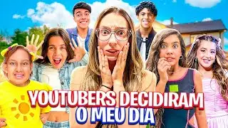 YOUTUBERS DECIDIRAM MEU DIA NO PARQUE AQUÁTICO