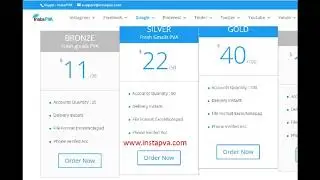 Buy Gmail Accounts | Gmail OLD Accounts|instaPVA.com