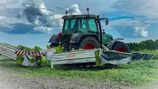 ☆Pierwsze Koszenie Trawy ☆Kiszonka na Pryzmę☆Claas Disco3100 FC Profil/Claas 9300Duo,Fendt Vario 716