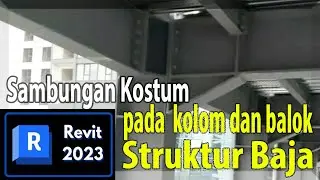 CONNECTION BEAM TO COLUMN (Custom) By REVIT