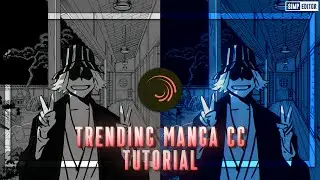 Trending manga CC + Preset Link || Alight motion