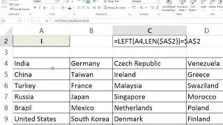 Microsoft Excel fundamental Part 6 Conditional Formatting using LEFT & COUNTIF Func