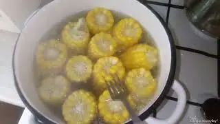 КУКУРУЗА. ИДЕАЛЬНОЕ ВРЕМЯ ДЛЯ ВАРКИ#каксваритькукурузу