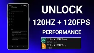 Enable 120Hz Refresh Rate Performance Mode | Max FPS Fix Lag - No Root