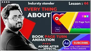 "How to Create Page Turn Effects in Adobe After Effects | Basic to Advanced | Urdu/Hindi"
