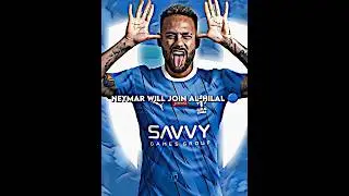 Neymar will join Al-hilal 🔵🔵😭 