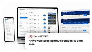 API vs web scraping travel companies data 2026