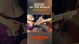 Evanescence - Weight Of The World | guitar cover #shorts