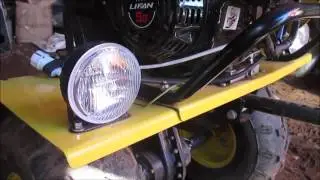 Lights on the tillers