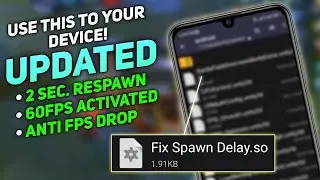 Fix spawn delay issue solve! MLBB Novaria Patched