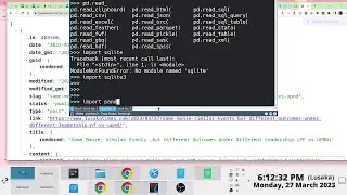Using pandas to Read Database (SQLite), JSON, Excel, HTML & CSV Data | Data Mining | Demonstrations