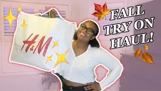 H&M MINI FALL TRY ON HAUL  | KAYLA K